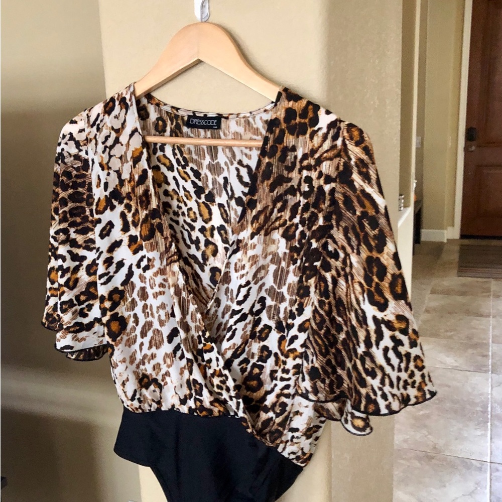 🐆 Animal Print Bodysuit US M